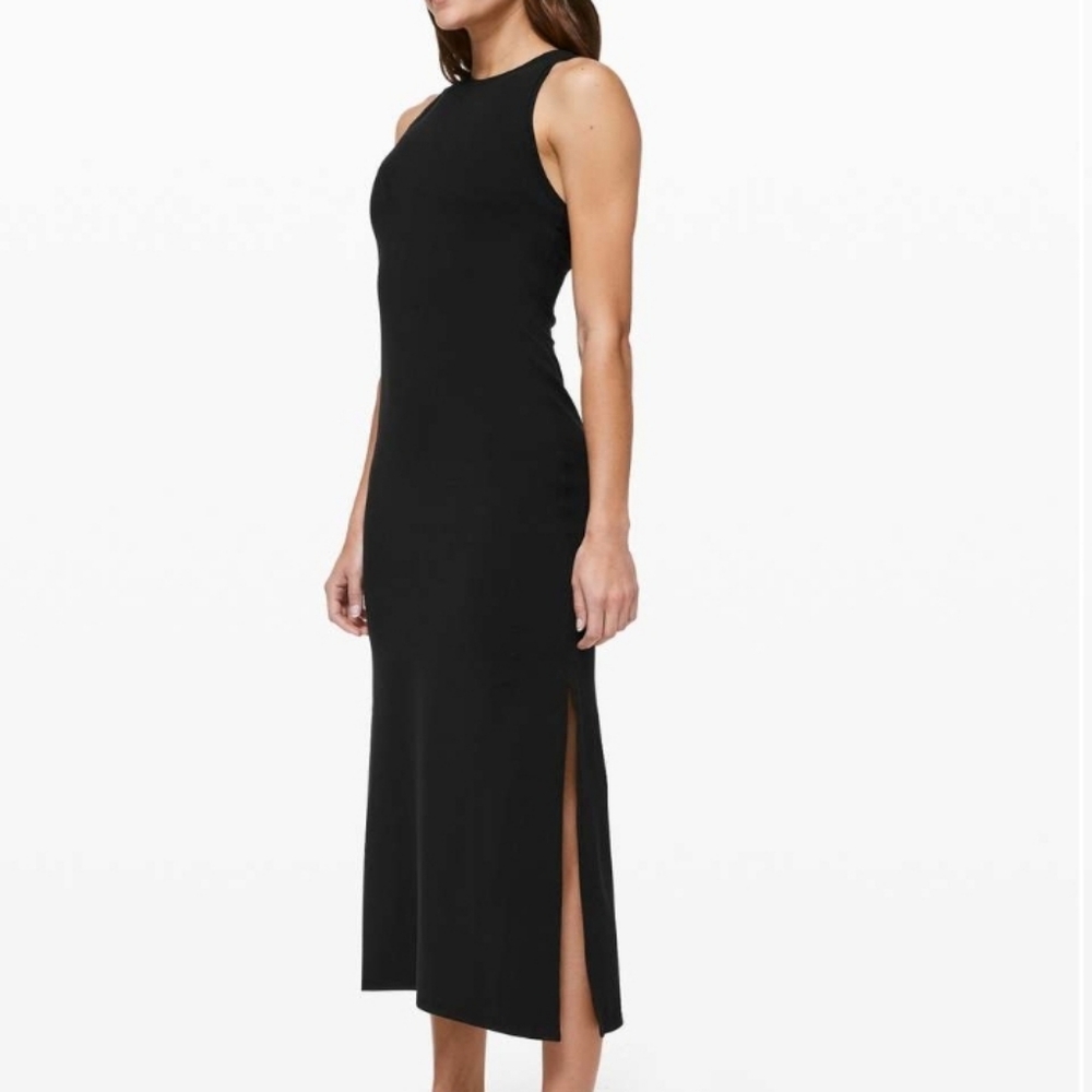 lululemon athletica Black Midi Dress